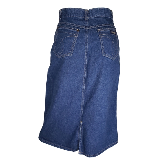 Vintage Calvin Klein Denim Skirt - Picture 2 of 2